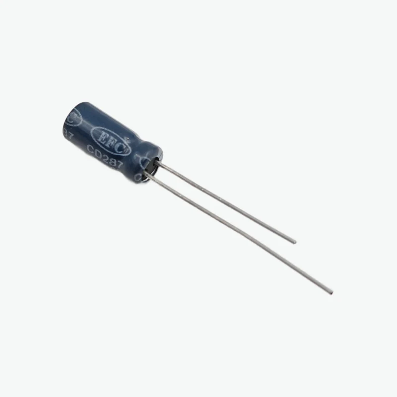47uF 25V Radial Electrolytic Capacitor - Through Hole Package - Image 2