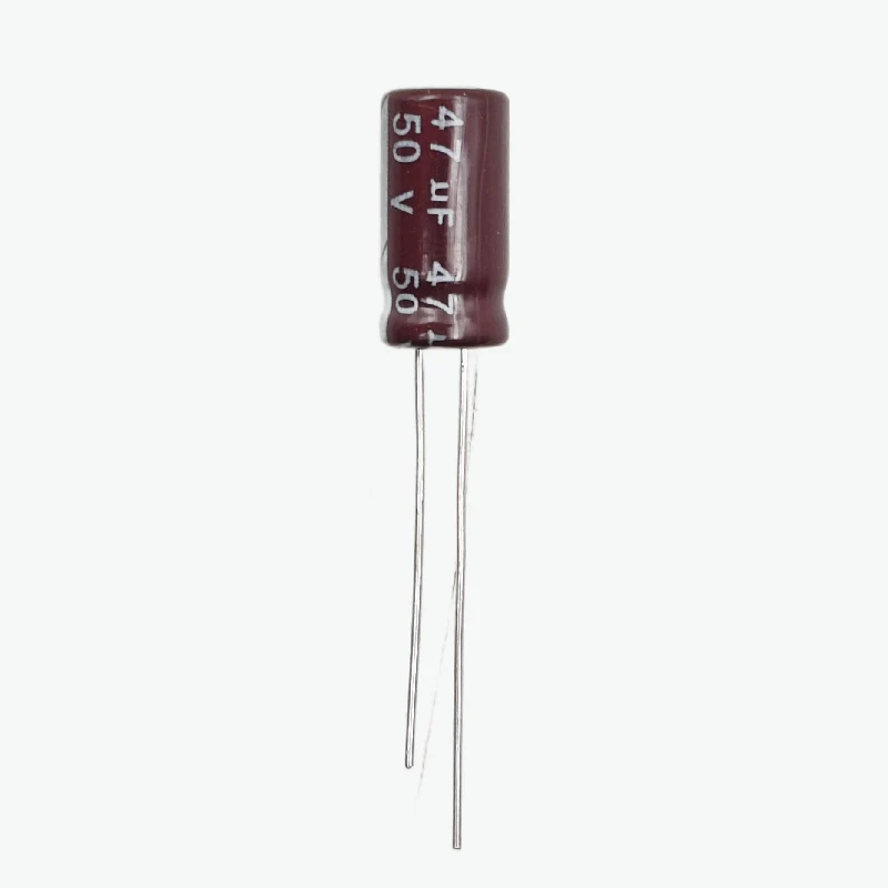 47uF 50V Radial Electrolytic Capacitor - Through Hole Package