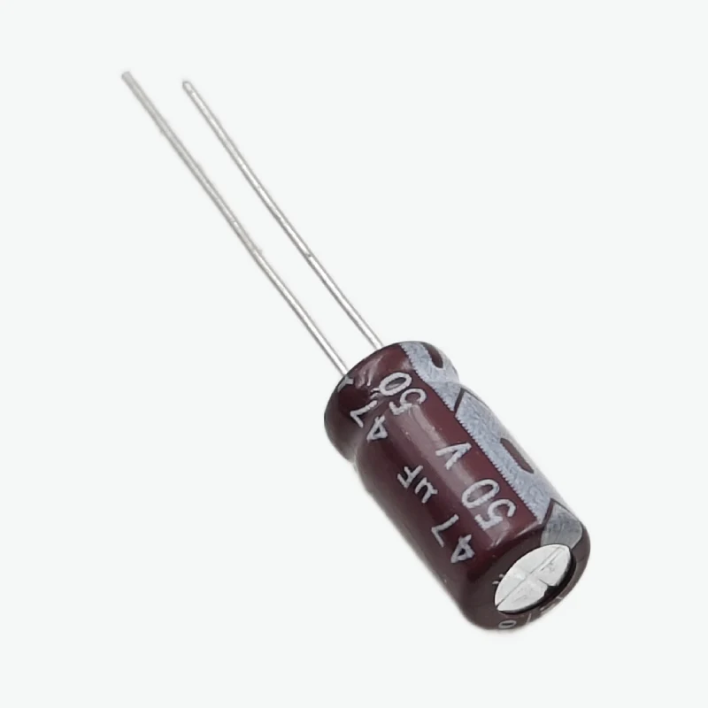 47uF 50V Radial Electrolytic Capacitor - Through Hole Package - Image 3