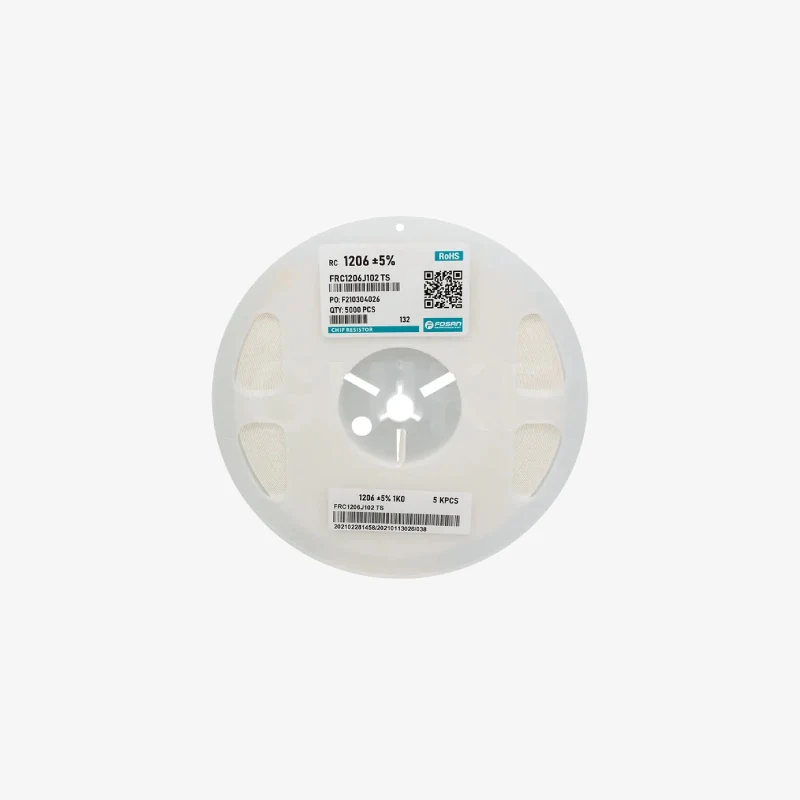 47K Ohm 1/4W Resistor Reel - 1206 SMD Package 5% Tolerance (5000 Resistors)