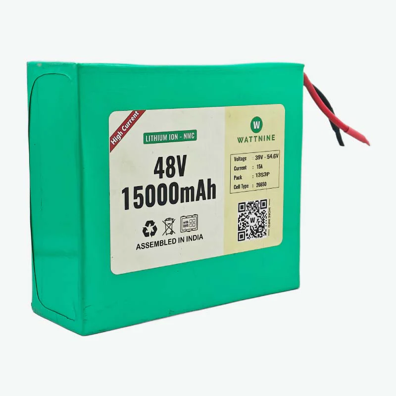 WATTNINE® 48V 15Ah Lithium Ion (NMC) Battery Pack with Warranty - Image 2