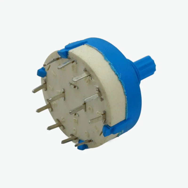 2 Pole 5 Way 26 mm Rotary Switch - 5A 250V AC - Image 2