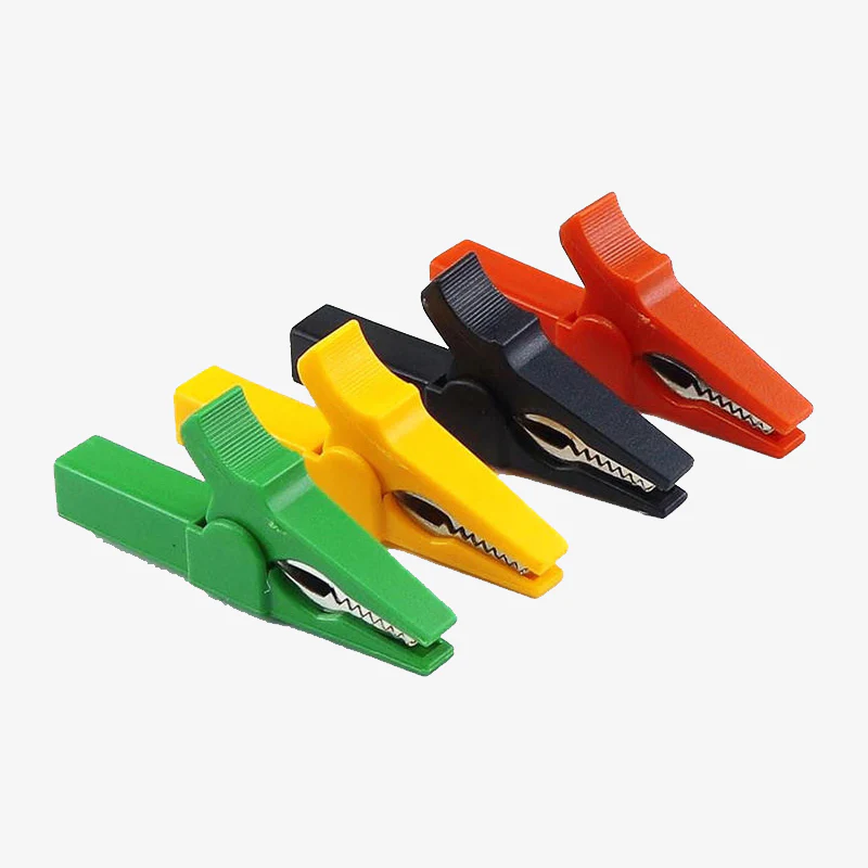 55mm Copper Insulated Crocodile Clip with 10mm Opening for Banana Plug 4mm - Black - Image 3