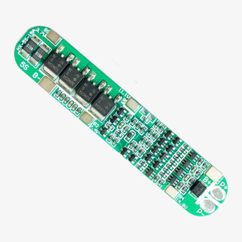 5S 15A 18650 Lithium Battery Protection BMS Module - Image 3