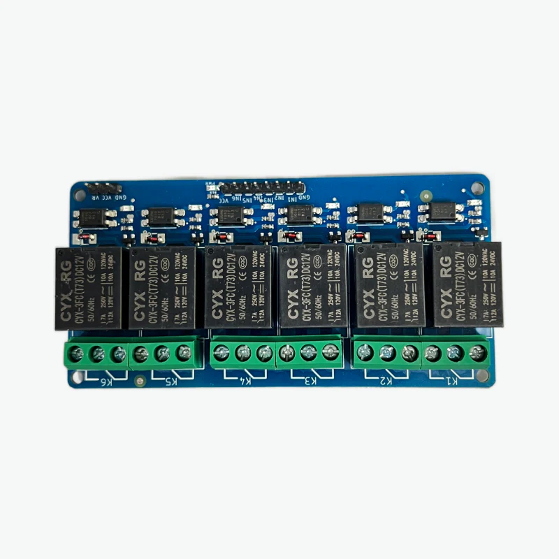 12V 6 Channel Relay Module with Optocoupler - Image 4