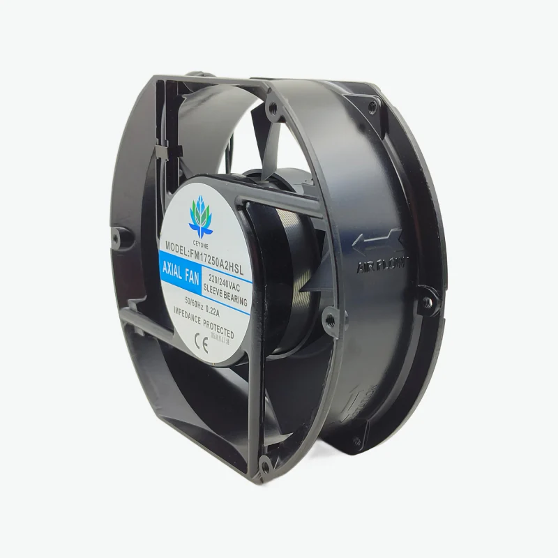 6 inch Axial Fan Oval for Cooling - 220/240 VAC - Image 3