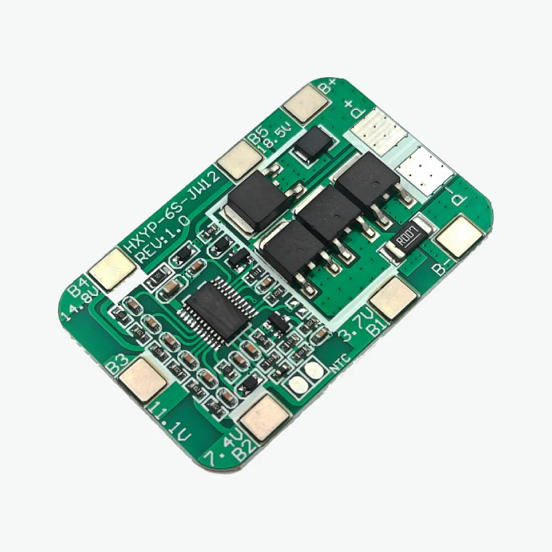 6S 20A 24V Li-ion Battery Protection Board BMS Module for 18650 Cells