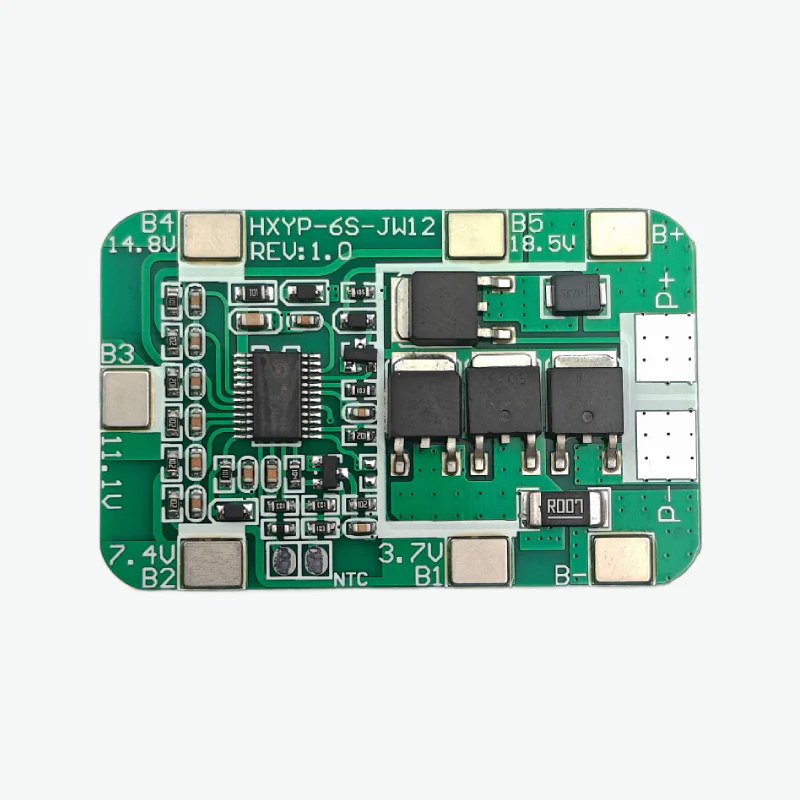 6S 20A 24V Li-ion Battery Protection Board BMS Module for 18650 Cells - Image 2