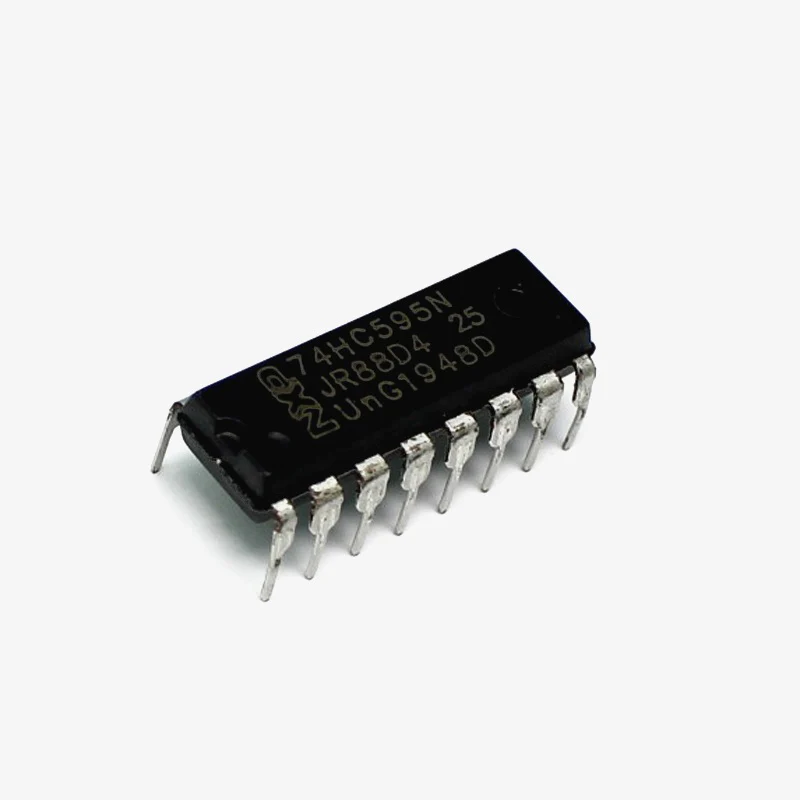 74HC595N shift register8 bit serial to parallel IC dip 16 - Image 2