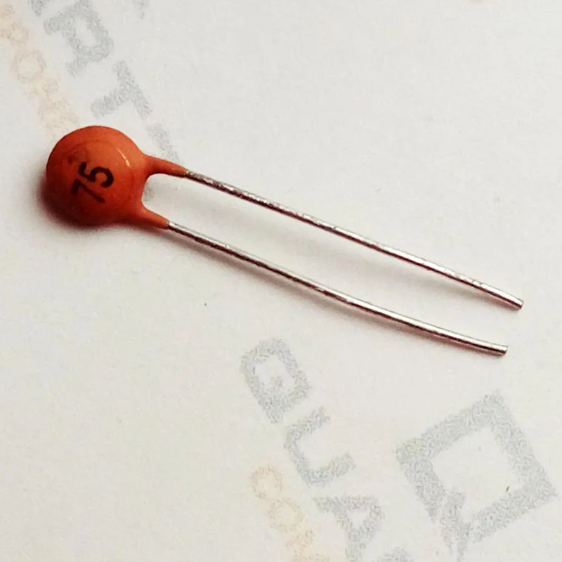 75pF Ceramic Capacitor (Pack of 5) - Image 2