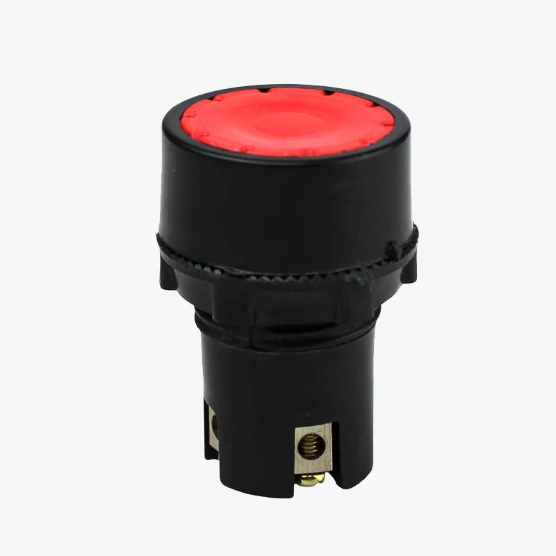 Flat AHF 5A Electric Push Button Switch - Red - Image 2