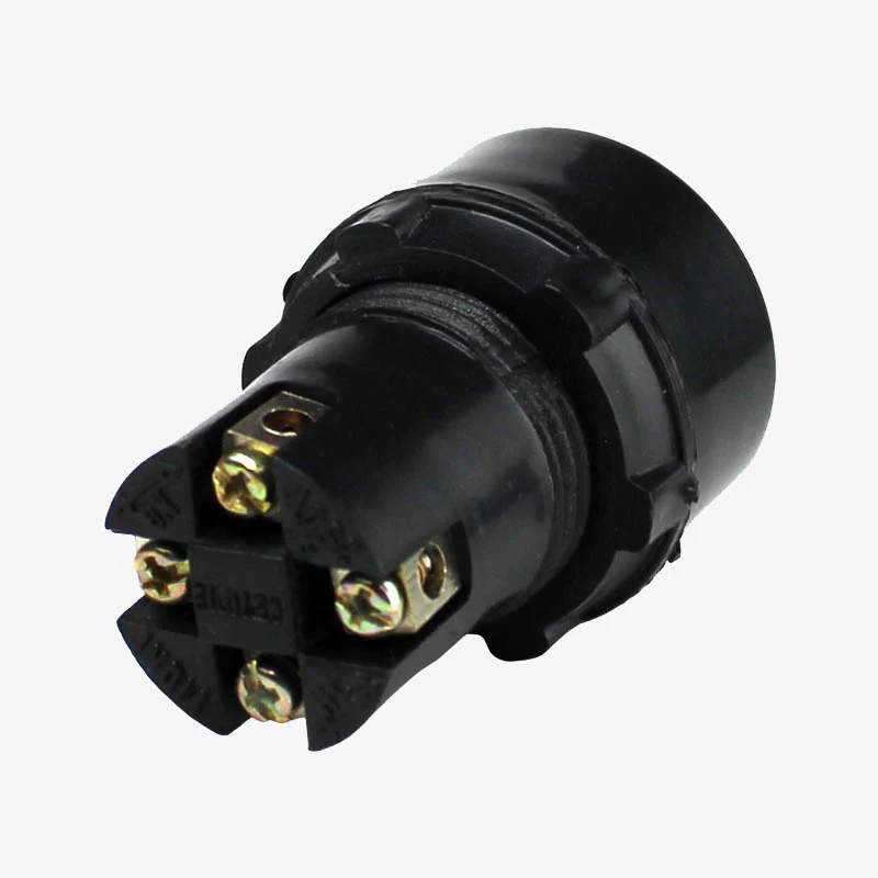 Flat AHF 5A Electric Push Button Switch - Red - Image 3
