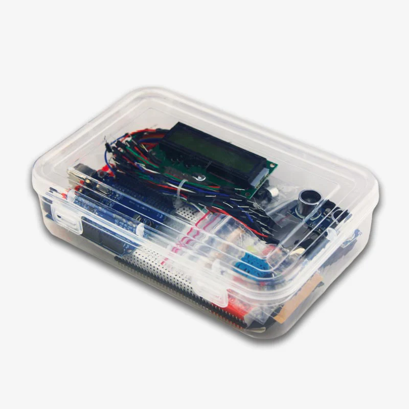 Starter Kit with UNO R3, Breadboard, LED, Resistor, Jumper Wires and Power Supply Based on Arduino - Build more than 10 DIY Projects - Image 4