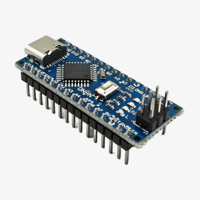 Nano R3 CH340 Chip Development Board-Compatible with Arduino-Type C - Soldered - Image 3