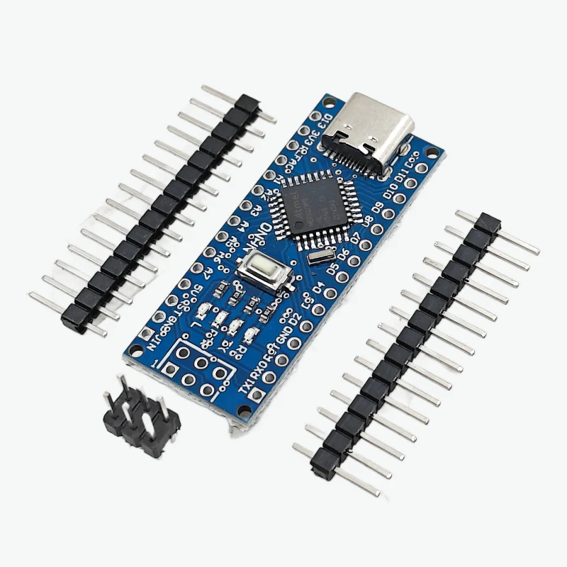 Nano R3 CH340 Chip Development Board-Compatible with Arduino-Type C - Soldered - Image 6