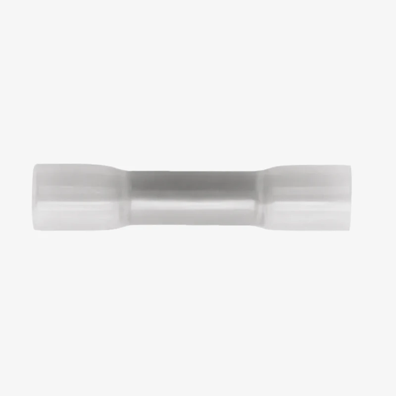 BHT-0.5 Heat Shrink Butt Splice Connector 0.3-0.5 sqmm (24-22 AWG) - White - Image 2