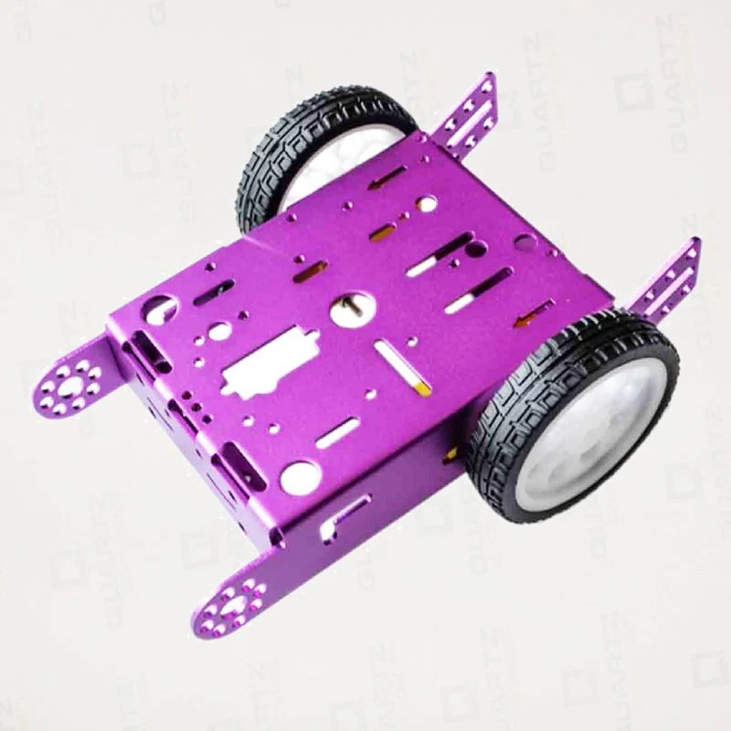 2WD Aluminum Smart Robot Car Chassis Kit DIY - Image 3