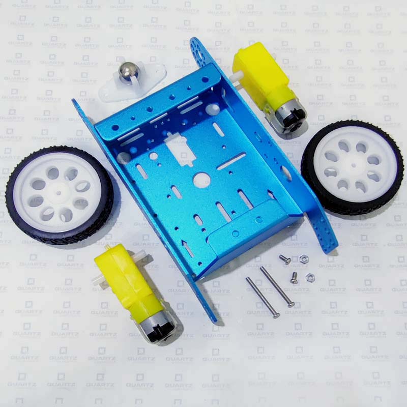 2WD Aluminum Smart Robot Car Chassis Kit DIY - Image 5