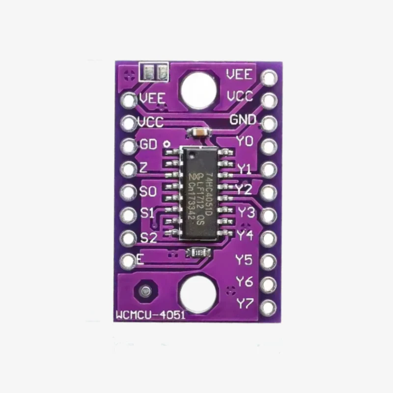 CJMCU-4051 8-Channel Analog Multiplexer/Demultiplexer Breakout Board Module - Image 2