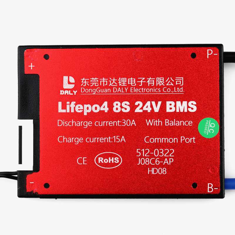 DALY LiFePo4 8S 24V 40A Battery Management System - BMS Protection Board - Image 10