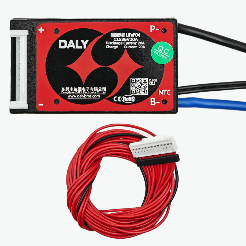 DALY LiFePO4 11S 36V 20A Waterproof Battery Management System - BMS Protection Board - Image 2