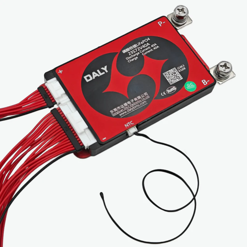 DALY LiFePo4 23S 72V 40A Waterproof Battery Management System - BMS Protection Board