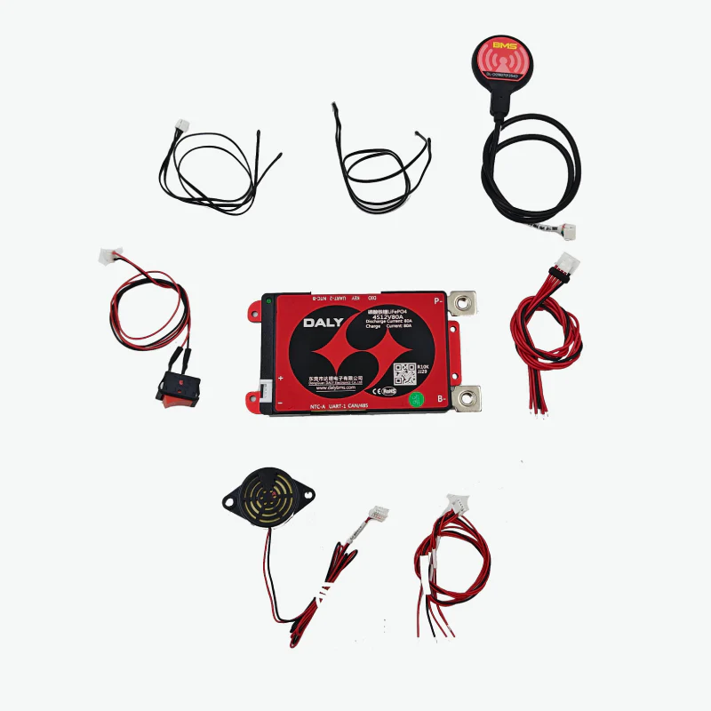 DALY Smart BMS 4S 12.8V 80A LiFePo4 Battery Management System with UART, CAN, RS485 and Bluetooth Communication Support - Image 2