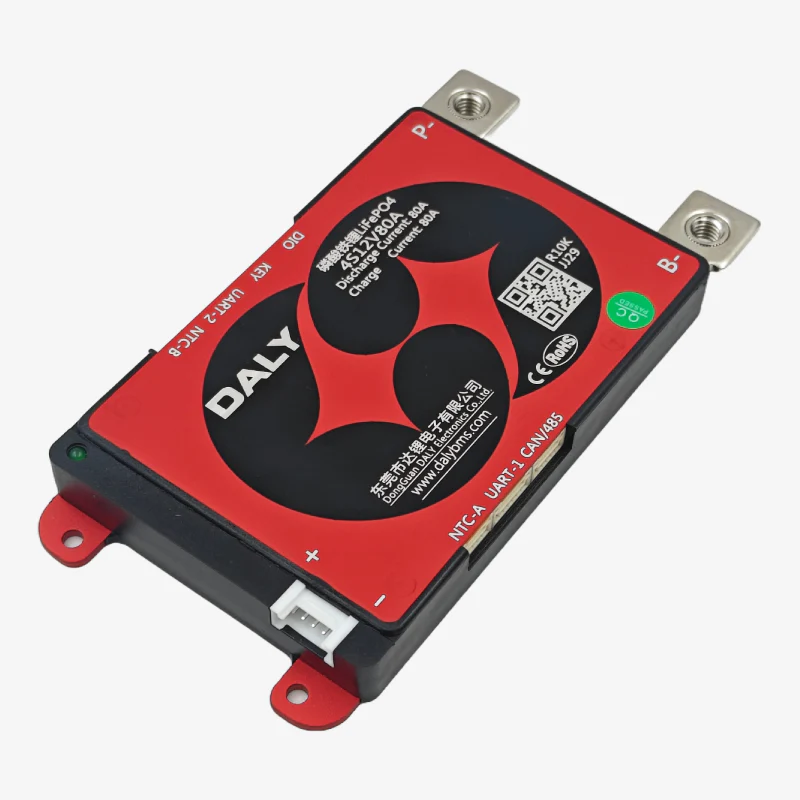 DALY Smart BMS 4S 12.8V 80A LiFePo4 Battery Management System with UART, CAN, RS485 and Bluetooth Communication Support - Image 4