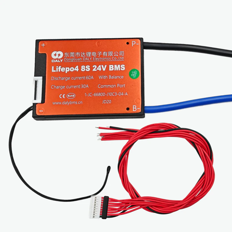 DALY LiFePo4 8S 24V 60A Waterproof Battery Management System - BMS Protection Board