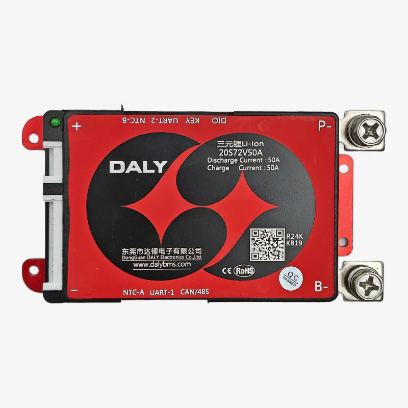 DALY Smart BMS Lithium-Ion 20S 72V 50A Battery Management System with UART, CAN, RS485 and Bluetooth Communication Support - Image 3