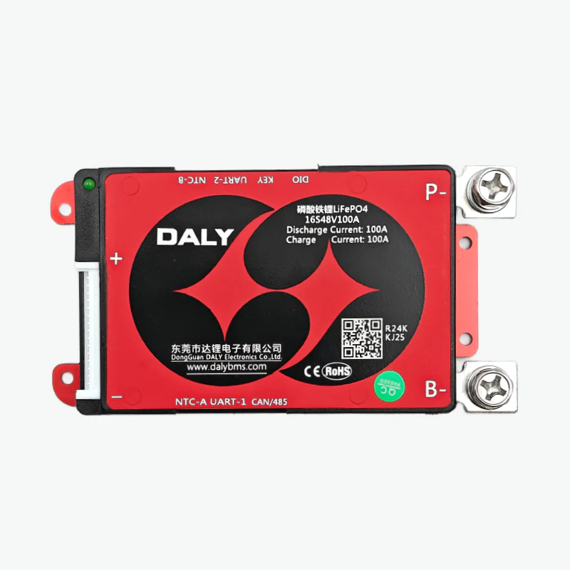 DALY Smart BMS LiFePo4 16S 48V 100A Battery Management System with UART, CAN, RS485 and Bluetooth Communication Support - Image 2