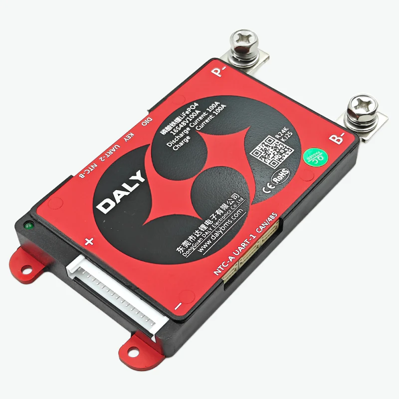 DALY Smart BMS LiFePo4 16S 48V 100A Battery Management System with UART, CAN, RS485 and Bluetooth Communication Support - Image 4
