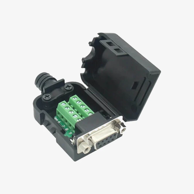 DB9 Female Screw Terminal to RS232 RS485 Conversion Board with Shell and Nut - Image 2