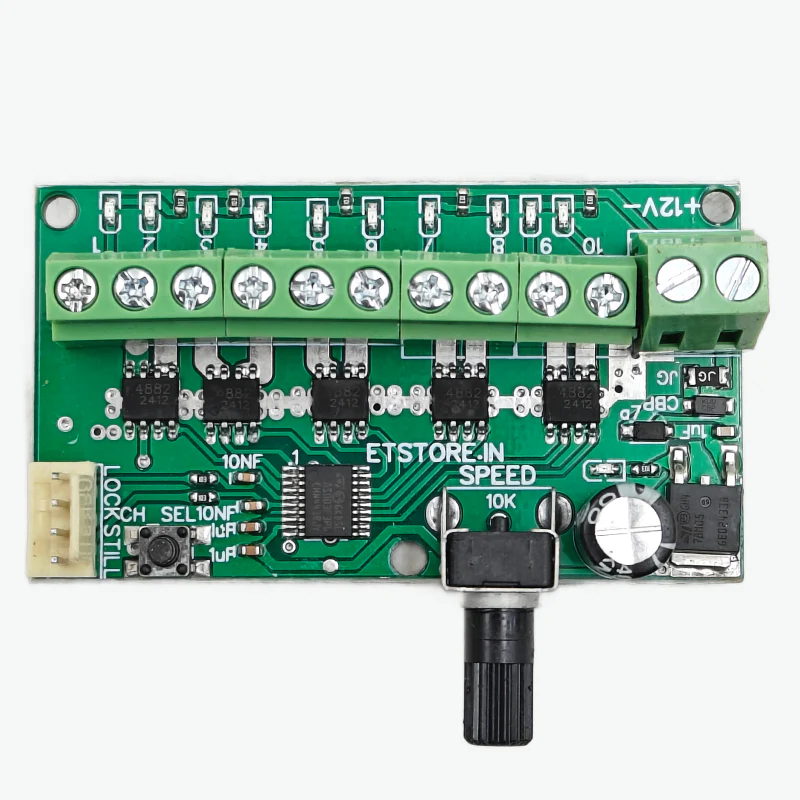 DC Design Chaser Module - 10/8/6/4 Channel with Small Speed Controller 7-15V DC 8A - Image 4