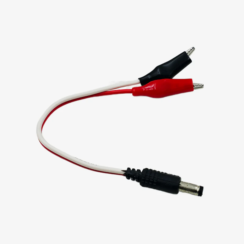 DC Male to Alligator Clips Power Connector Cable