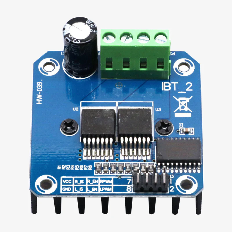 Double BTS7960 43A H-Bridge High-Power Stepper Motor Driver Module - Image 2