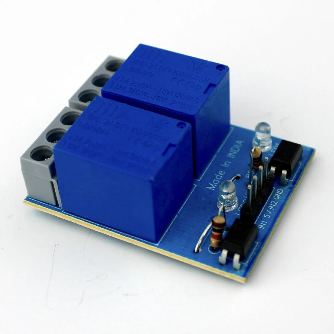 Dual Channel 5V Relay Module - Made in India - Image 4