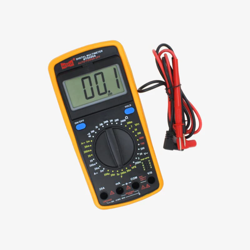 DT9205A Digital Multimeter with Probes and Battery - Image 2