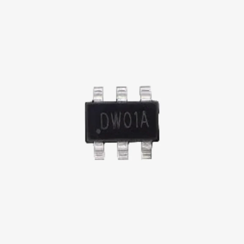 DW01A Lithium-Ion/Lithium-Polymer Battery Protection IC - SOT-23-6 SMD Package - Image 2