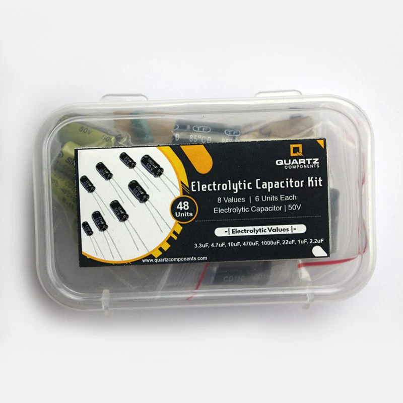 Electrolytic Capacitor Kit - 8 Values / 6 Units Each - Image 2