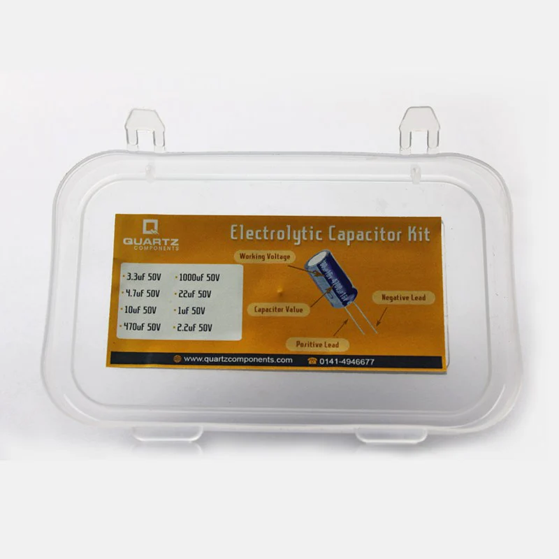 Electrolytic Capacitor Kit - 8 Values / 6 Units Each - Image 3