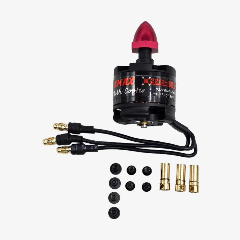 Emax MT2213 935kV Brushless Drone Motor with 1045 Propeller Set CCW - Red Cap - Image 6