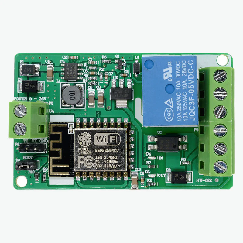 ESP8266-12E 10A 220V Network Relay WiFi Module - Image 3