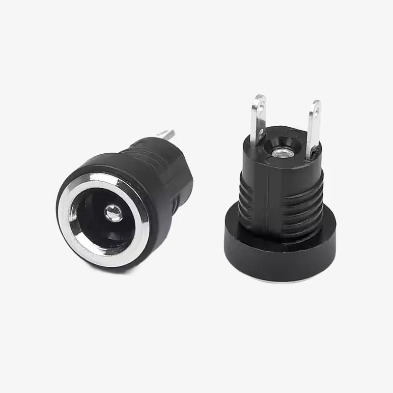 Female DC Barrel Power Jack Plug Connector - DC022B - Image 2