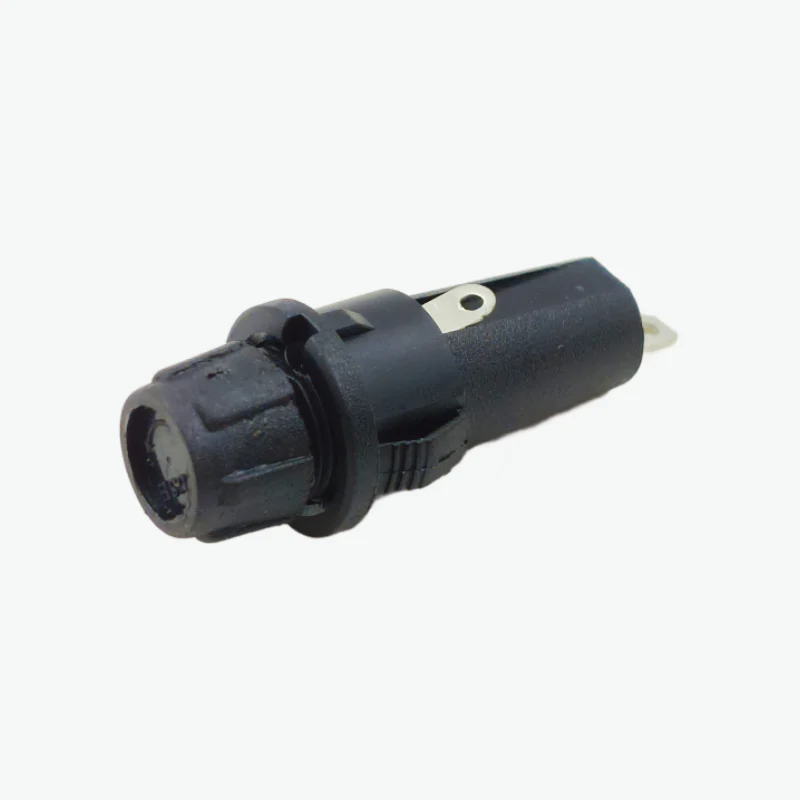 Snap-In Panel Mount Fuse Holder (5×20mm) - 6.3A 250V AC