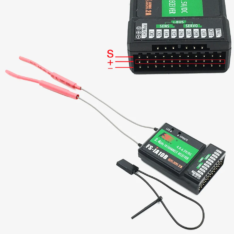 Flysky FS-i6X 2.4GHz 10CH RC Transmitter with FS-iA10B 10CH Receiver - Image 3