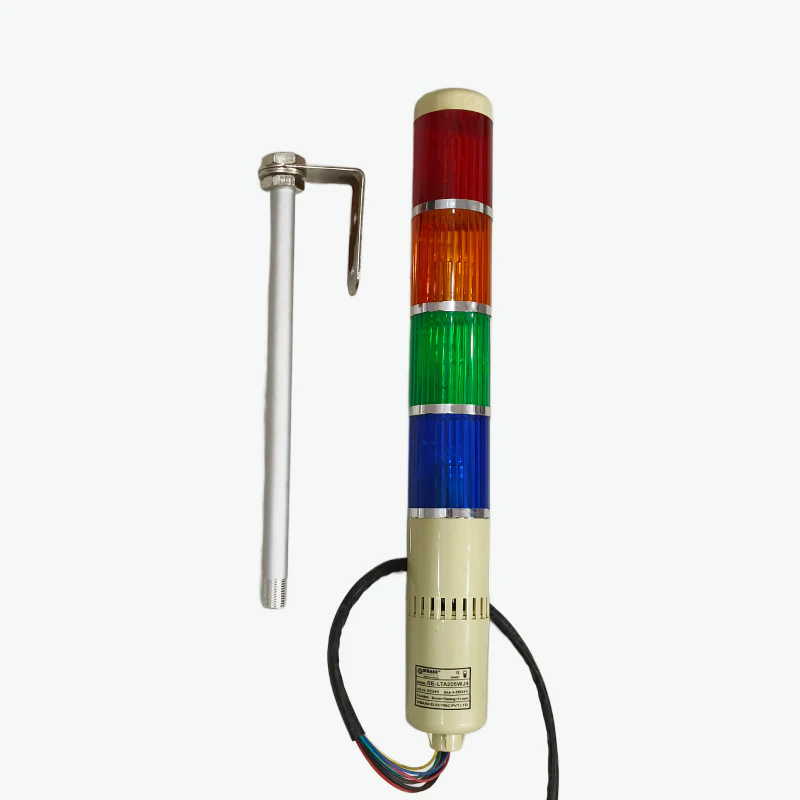 Signal Tower Light with Buzzer 4 Tier - Red, Yellow, Green and Blue LED, 24V/220V AC/DC - Image 2