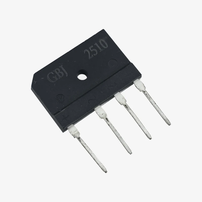 GBJ2510 25A 1000V Single Phase Bridge Rectifier Module - Inline 4-Pin Package - Image 2