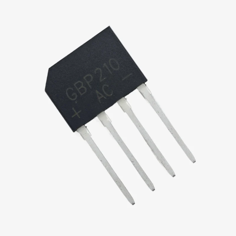 GBP210 2A 1000V Single Phase Bridge Rectifier Module - Axial 4-Lead Package - Image 2