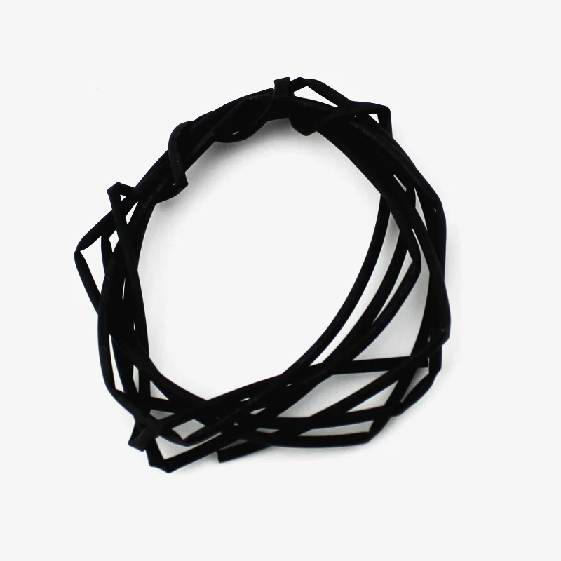 Heat Shrink Sleeve Tube - 1mm Diameter - Black - 1 meter
